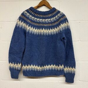 Scottish Knit North Islander Shetland Wool Pullover